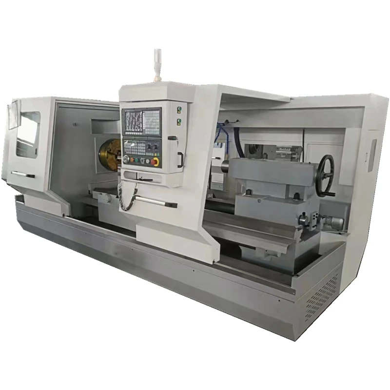 SUPERTECH CK6180/3000 CNC flat Bed Machine Turning Center Hydraulic Chuck Head CNC Lathe Live Tooling