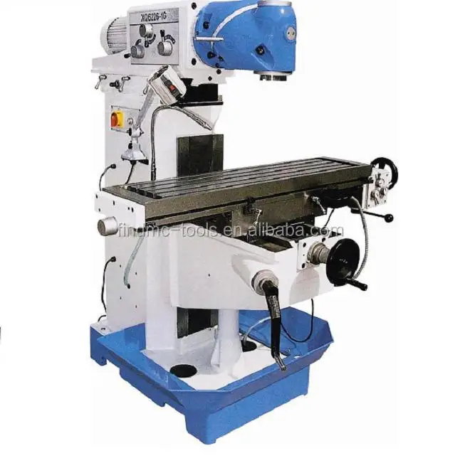 Swievl Head X6226B High Precision Normal Universal Milling and Drilling Machine with Table Travel
