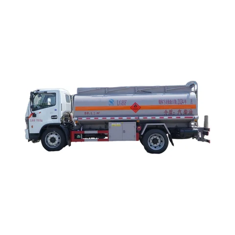 New Special Diesel Gasoline Oil Mobile Fuel Tanker Truck For Fuel Transporting