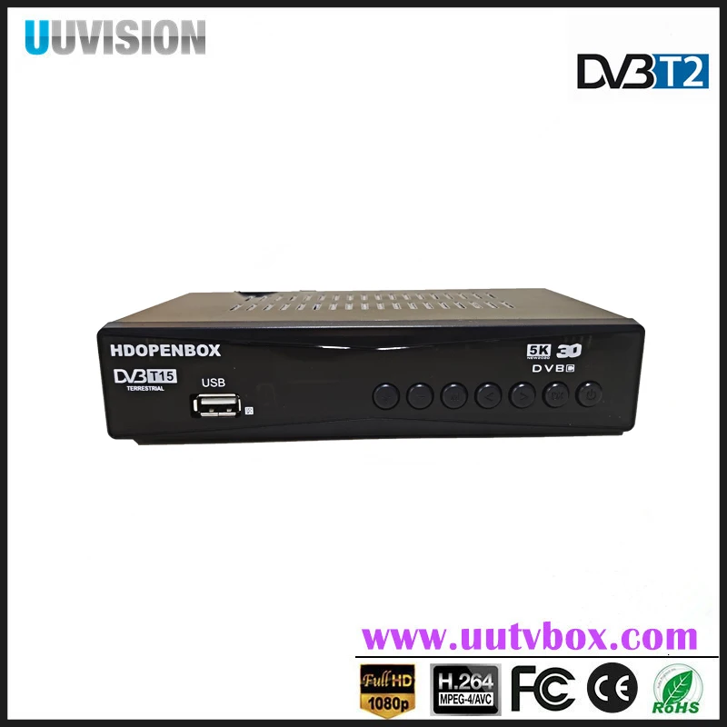 HD DVB T2 Set Top Box DVB-T2 H.264 1080p Digital TV Set Box DVB-T2 Satellite Receiver Export to Russia