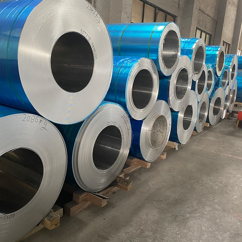 Factory Direct Sales 1050 1060 1070 1350 3003 3104 5052 5083 8011 Aluminum Coil Roll For Food 1100 Color Aluminum Coil