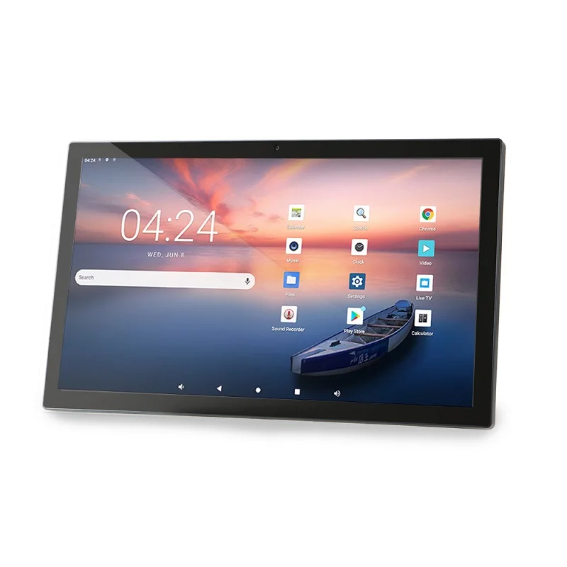 Android 12 /11 os  14 inch narrow border management system All-in-one Touch screen wall mount poe touch tablet