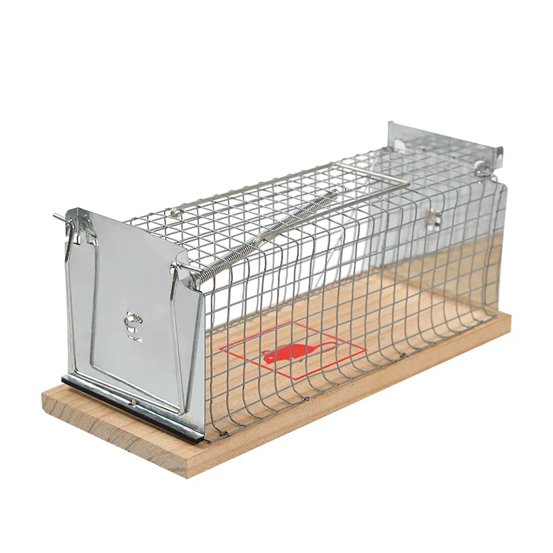 Outdoor Eco-Friendly Wooden Animal Traps Small Square Humane Mousetraps Rabbits Birds Mosquitoes High Cost Farm Use Packaged Box