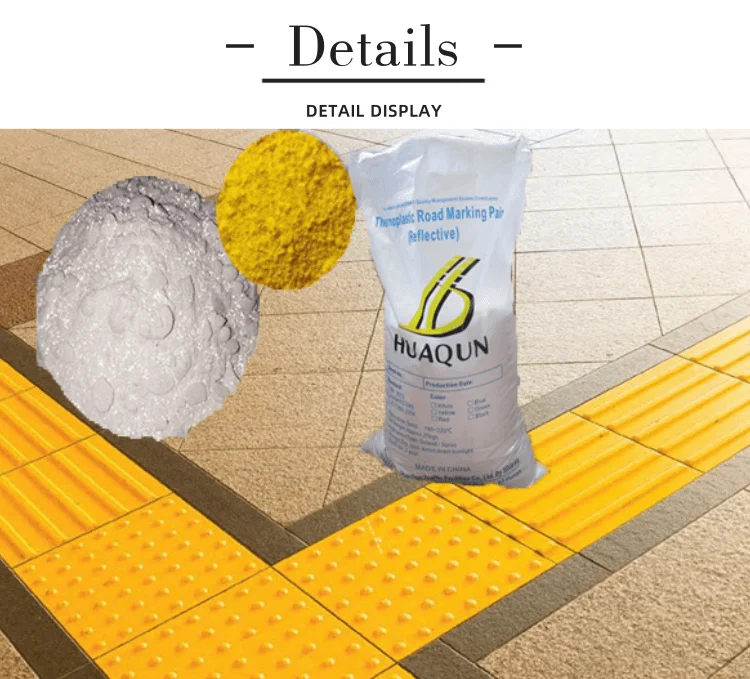 Super Reflective Hot Melt Road Marking Paint 30% Glass Bead Reflective Thermoplastic Road Marking Paint