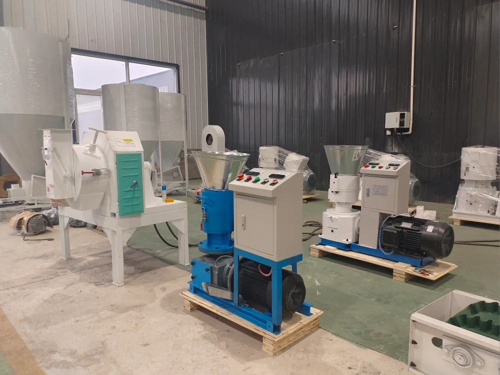 100-200kg/h feed pellet mill machine with mini pellet machine pelletizer