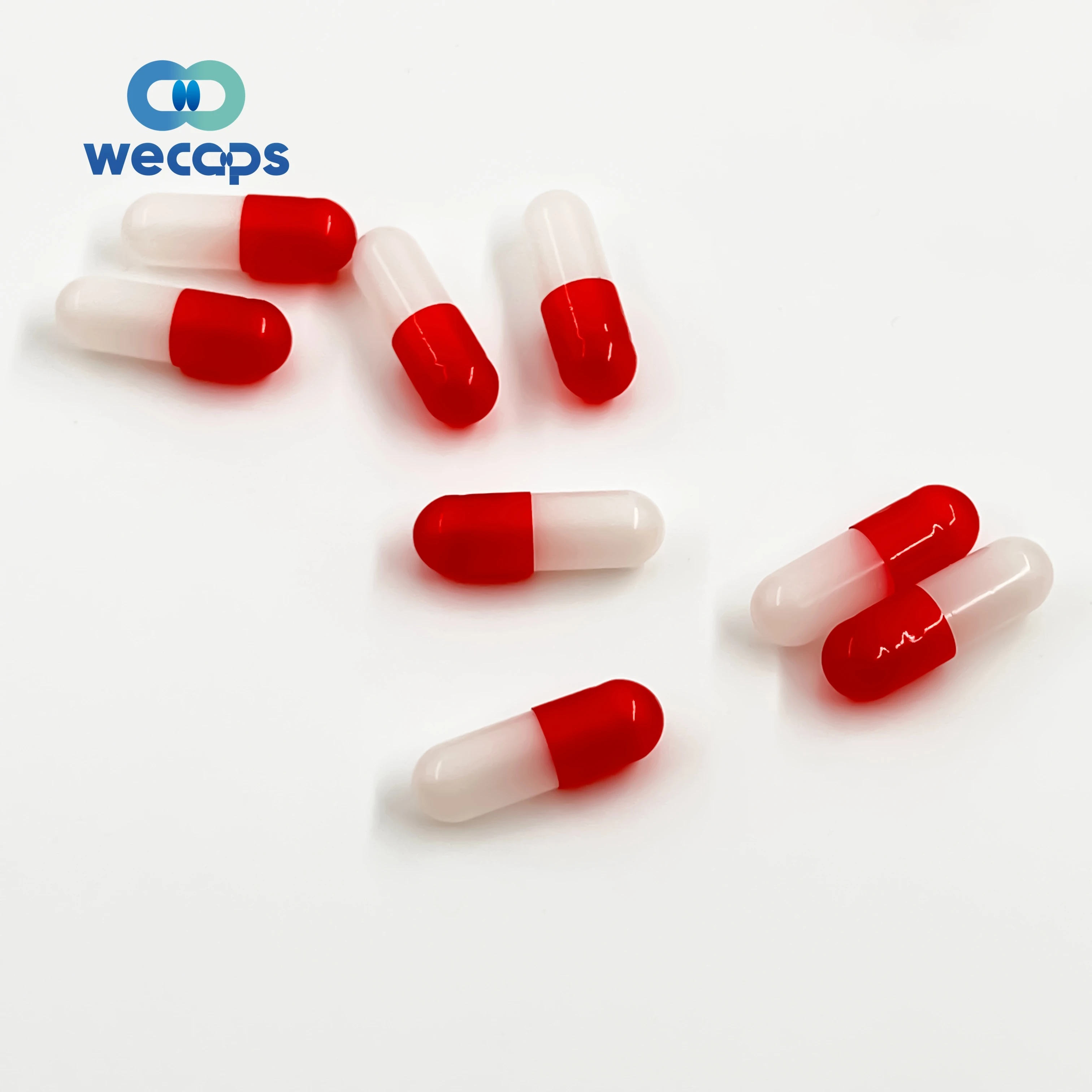 Wecaps оптовая продажа разные размеры пустые капсулы с лекарственными препаратами полыми таблетками из карбоната кальция TiO2 свободная отделенная капсула оболочка
