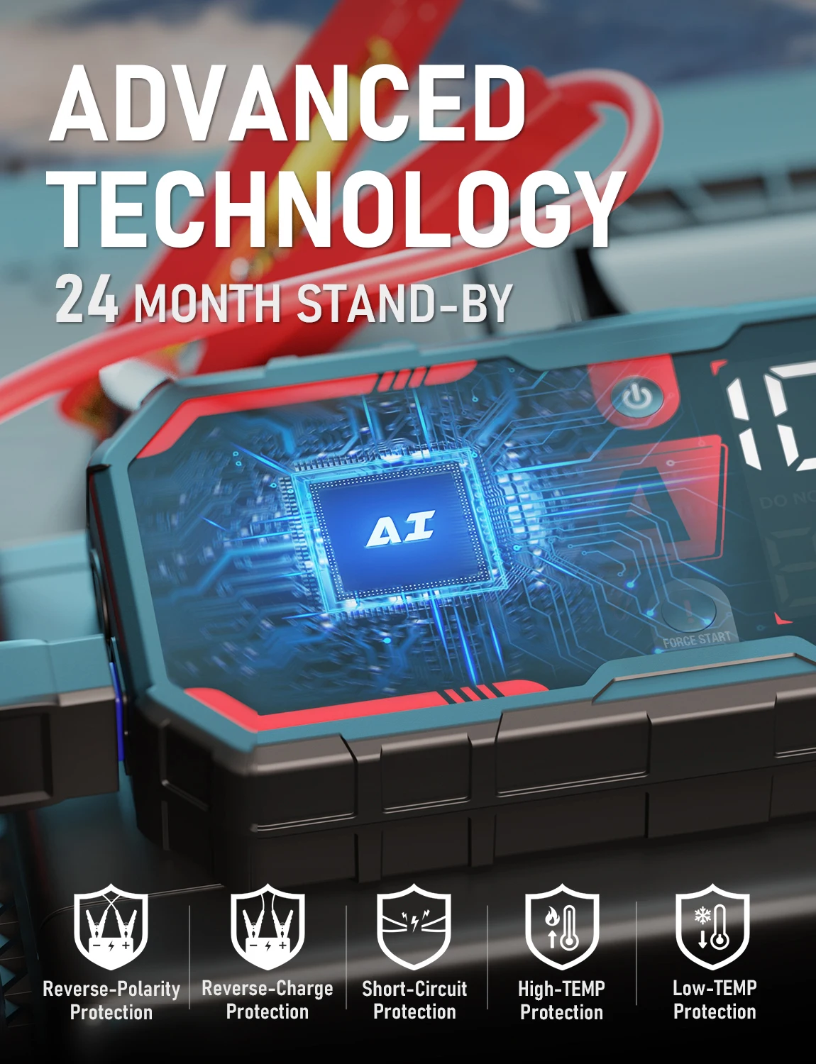 Portable Multi Function Super Capacitor 12V 8250A Battery Booster Powerbank Jump Starter Power Bank for Car