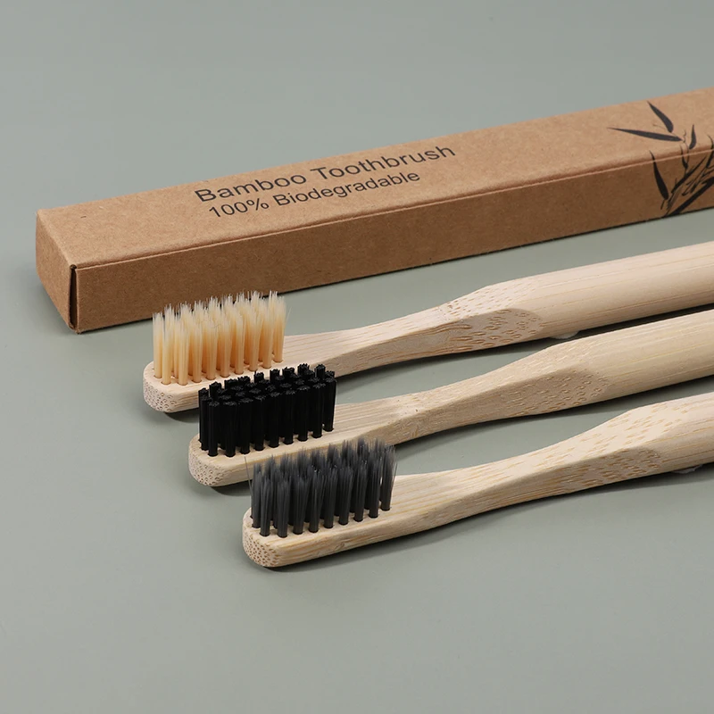 
Biodegradable toothbrushes oral bamboo charcoal toothbrush set 