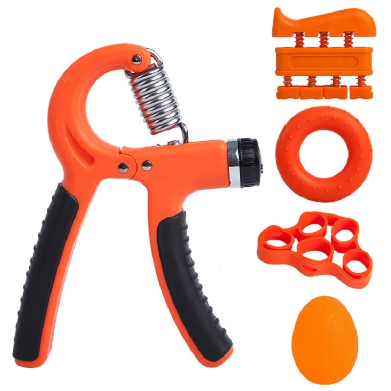 Top Fashion 5 Pieces Forearm Counter Hand Grip Strengthener Trainer Set Wrist Developer for Muscle Relax