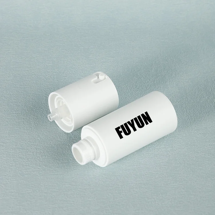 Luxury Gold Serum Essential Oil Lotion Packaging Plastic Cosmetic Glossy Black Twist Up Airless Pump Bottle