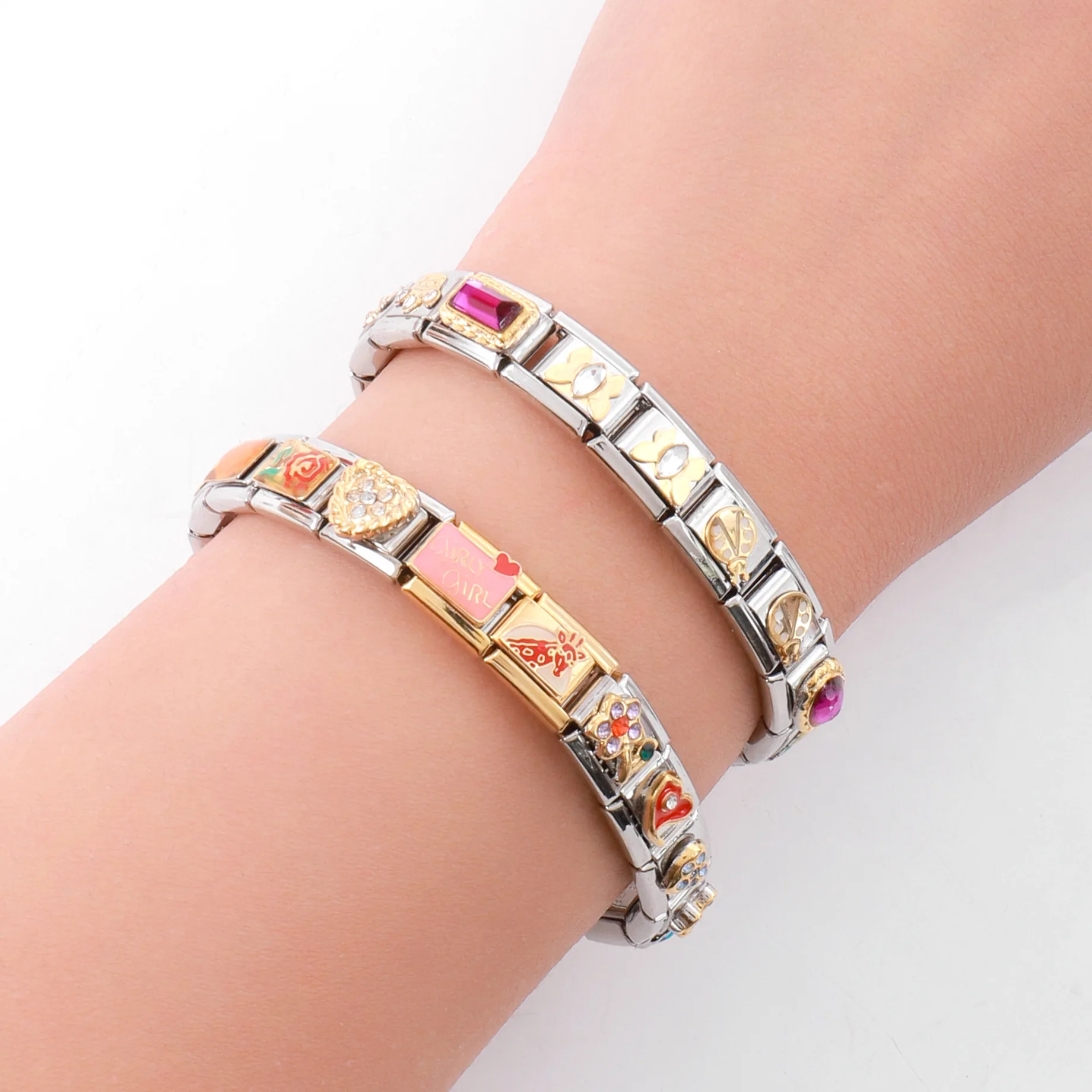 Italian Charms bracelet Italian link bracelet new trendy