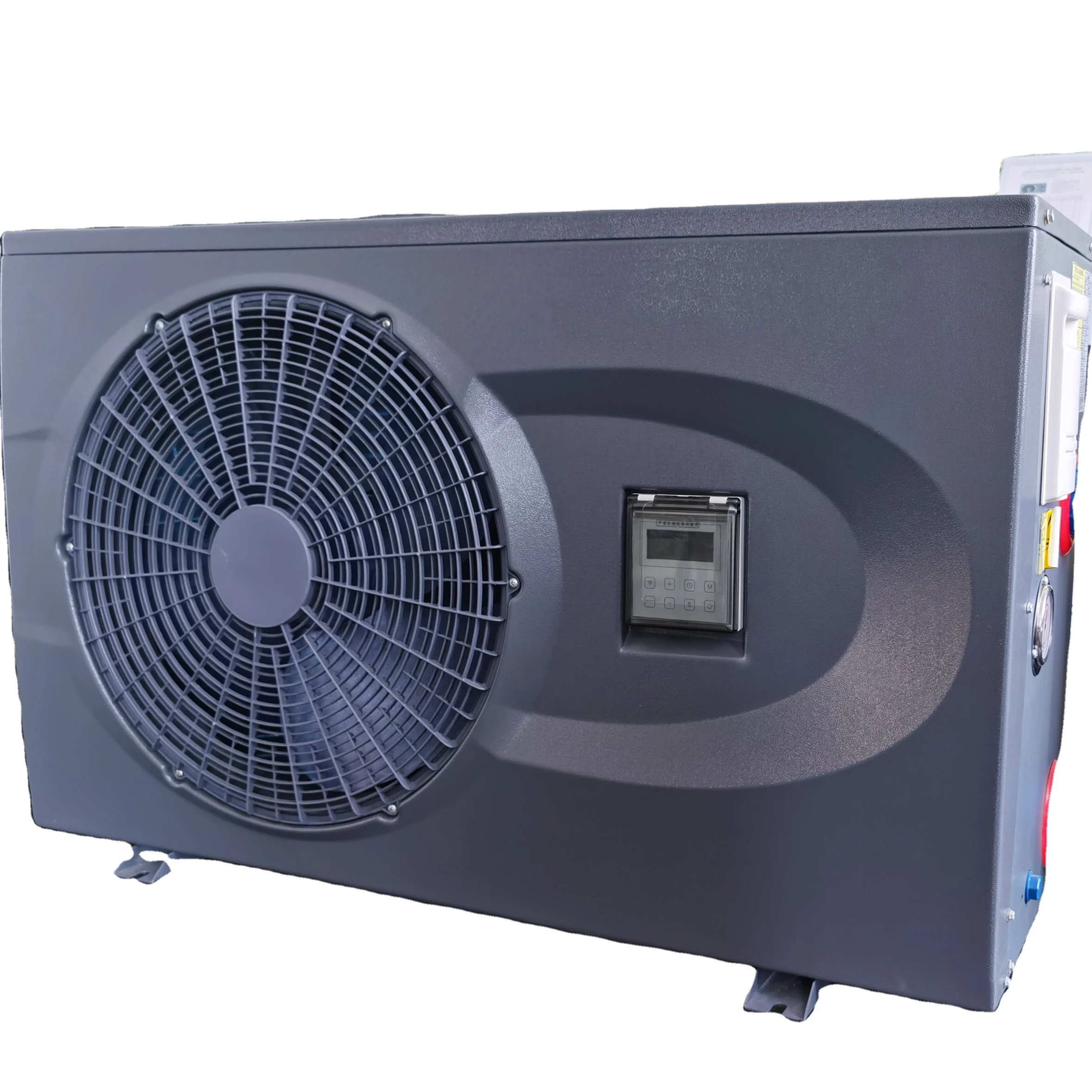 R32 Dc Inverter Swimming Pool Air Source Heat Pump Water Heaters Electric Plastic English ABS Plastic 13kw 2 Years 220 12kw 1.65