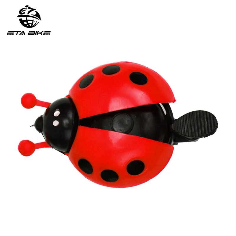 JETSHARK Bicycle bells Cute Beetle car bell ladybug cartoon horn  Loud and crisp Bicycle bell
