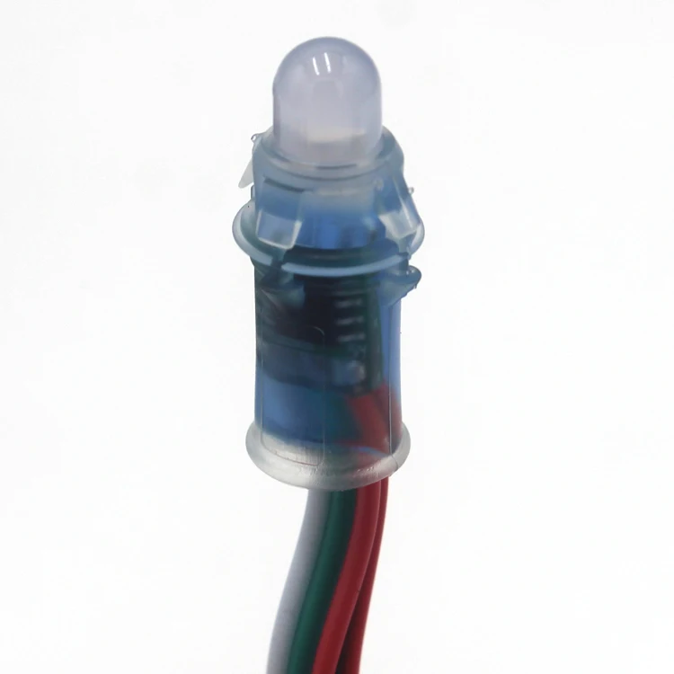 DC5V 12V Waterproof full color WS2811 12mm IP68 Bullet LED PIXEL Light For christmas Decoration