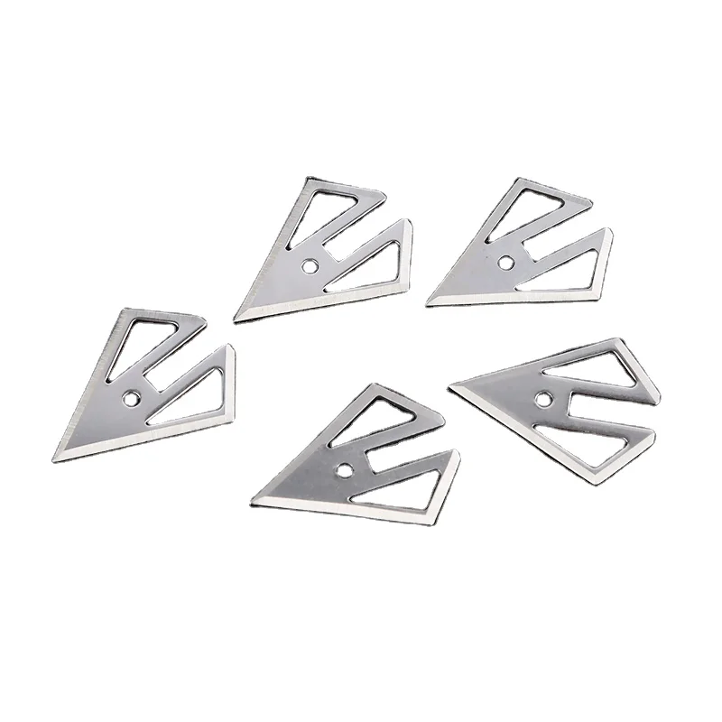 Customized Blade Hunting knife blade Stainless Steel Triangular Arrow Blade