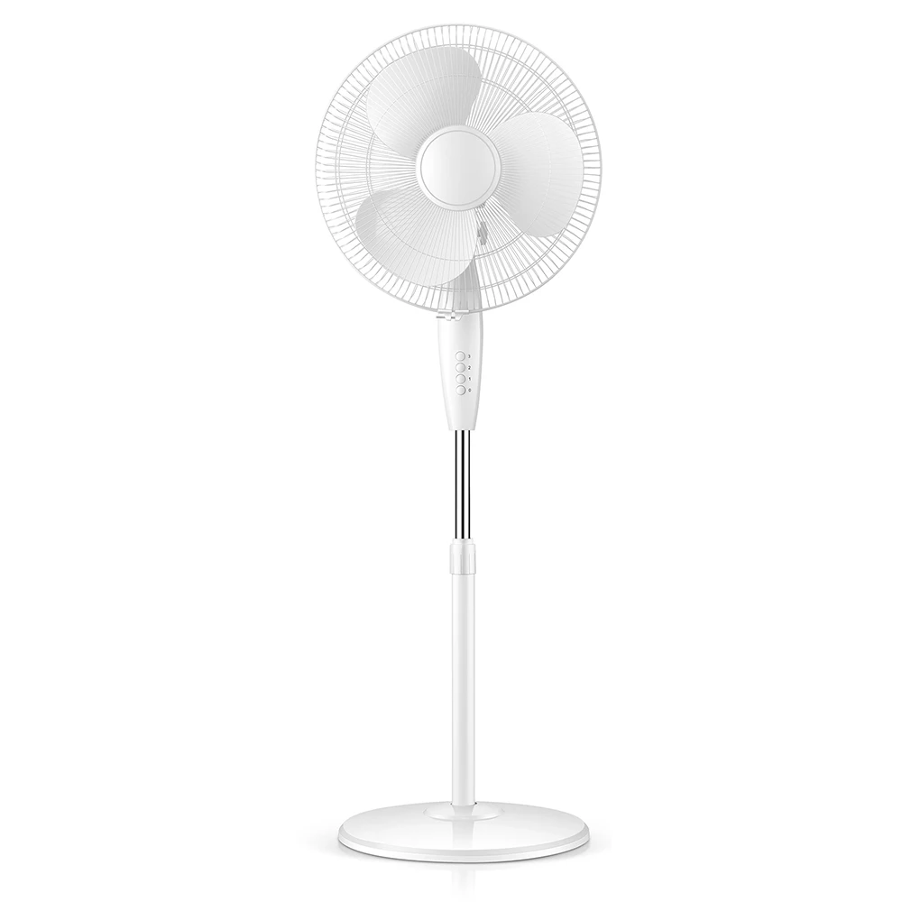 Cheap 18 Inch Home High Speed Height Adjustable Stand Fan Pedestal Solar Floor Electric Fans for