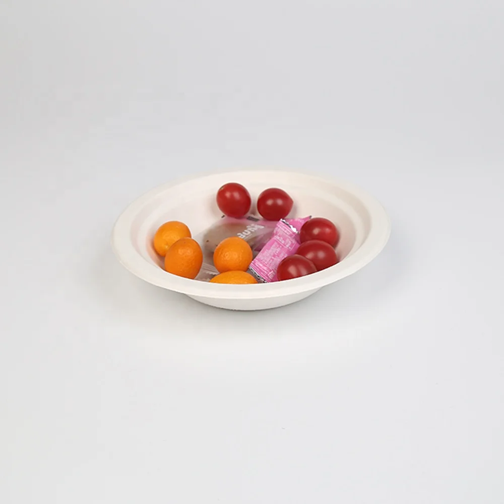 Biodegradable food grade sugarcane disposable bowls L044