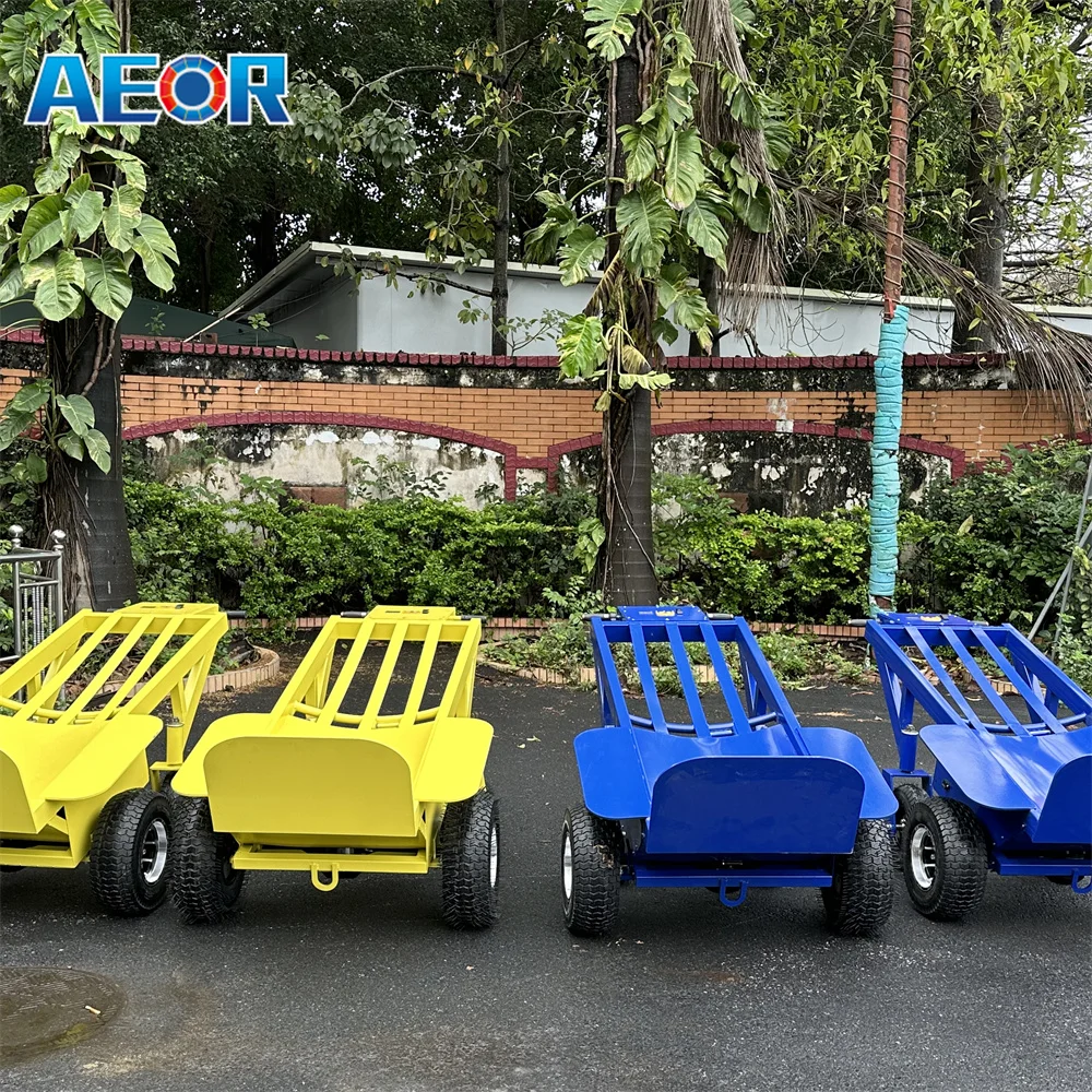 best price cart for Sale inflatable bounce house cart commercial electric trailer dolly