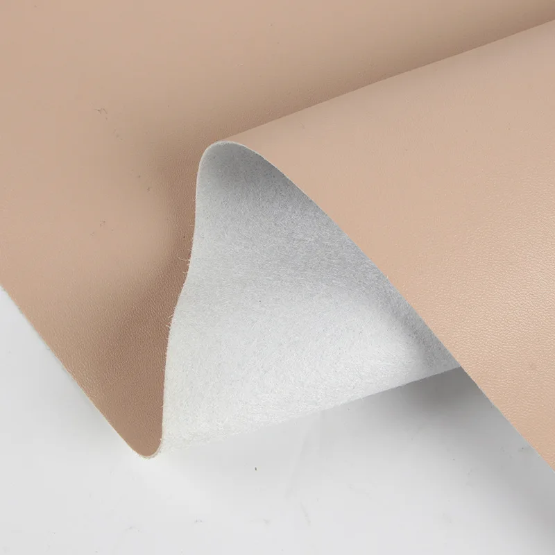Luxury 0.7 mm Embossed Nappa Rexine Artificial Faux Microfiber PU Leather for Bags Shoes Car Seat Sofa Belts Making