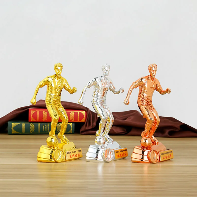Gold-plated trophy custom Golden Boot Award Football trophy World Champions cup League EPL championship custom resin trophy