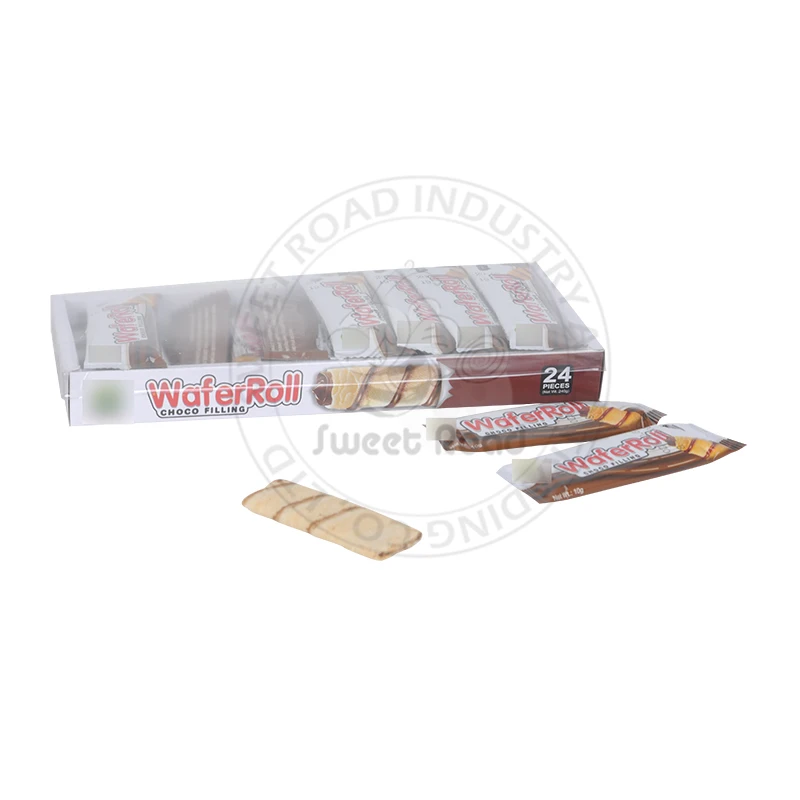 Chocolate Filling Wafer Roll