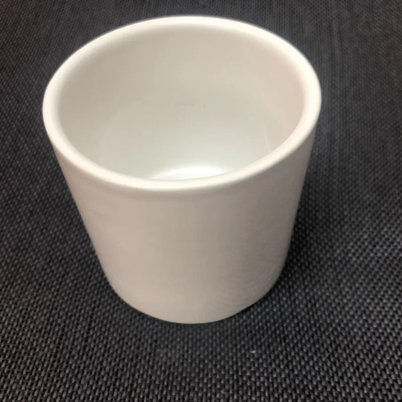 sublimation ceramic small flower pot Christmas decorative flower pot,small white flower pot