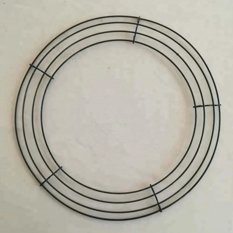 Factory Sales Florist Wire Wreath Rings To Make Christmas Wreath For Christmas Wreath Decoration