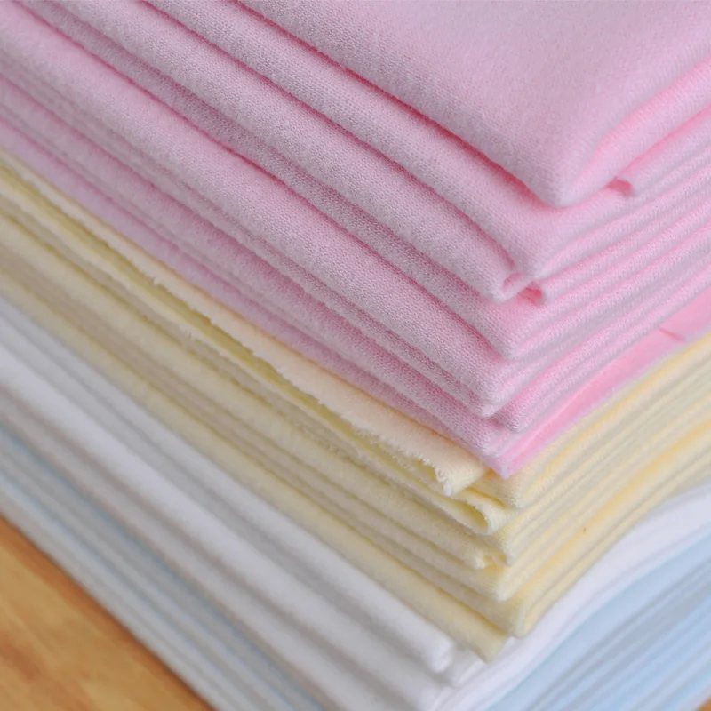 100% Cotton Brushed Flannel Plain Fabric for swaddle blankets pajama fabric