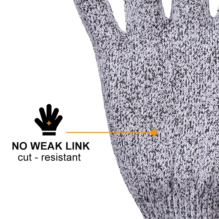 XINGYU Kitchen Cut Resistant Hand Glove Household Food Grade 5 Level Protection Safety Work Gloves Anti Cut Proof Gloves