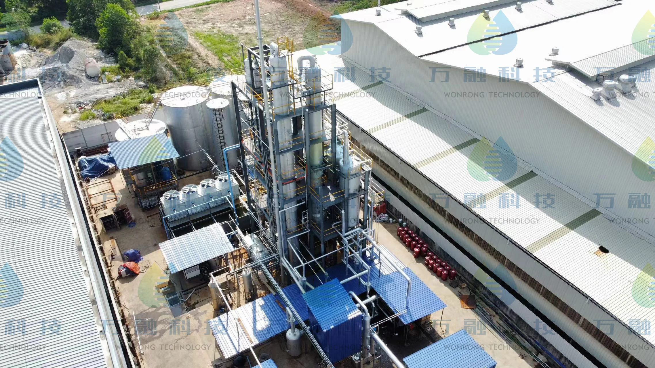 Professional technical design  patent product waste engine oil used oil recycling diesel and base oil distillation equipment