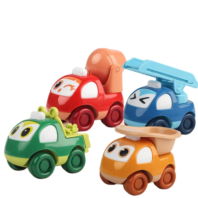 Lovely Cartoon Engineering Vehicle Children Wholesale Car Toys For Kids Gifts Lovely Cartoon Engineering Vehicle