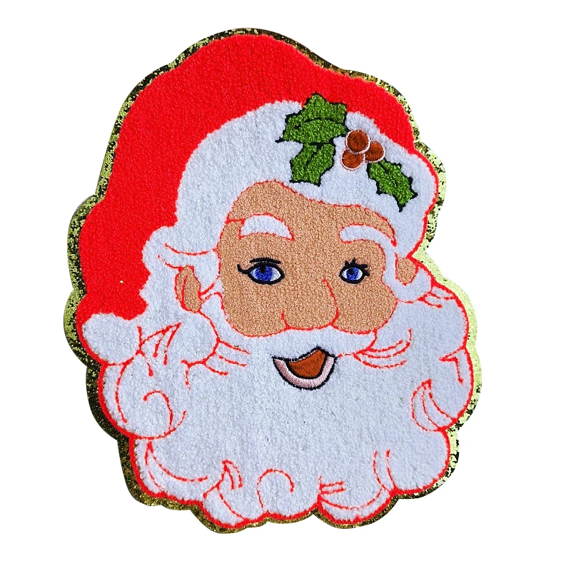 Накладки с вышитыми блестками