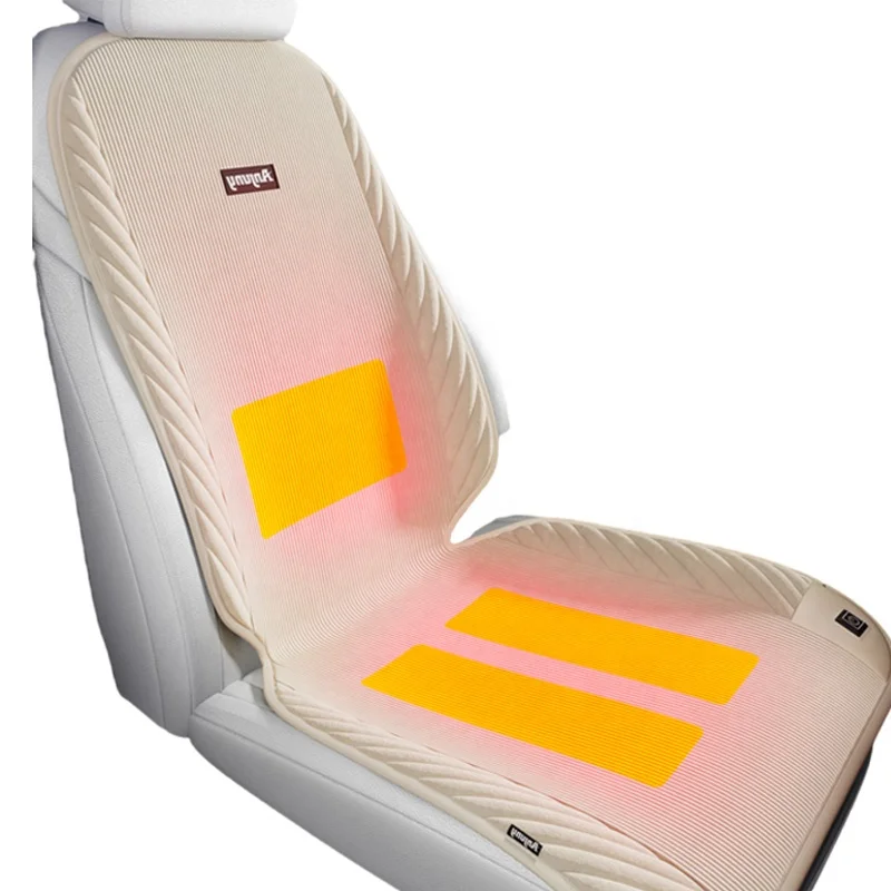 Anjuny High Quality 12V Auto Seat Cover Warmer Heated Car Seat Cushion With 3 Temperature Adjustment
