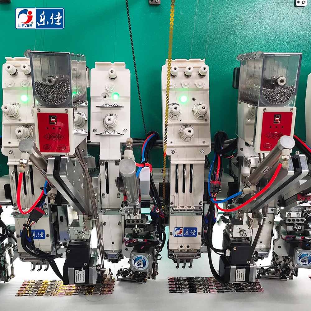 3 bead colors and double sequin mixed embroidery machine