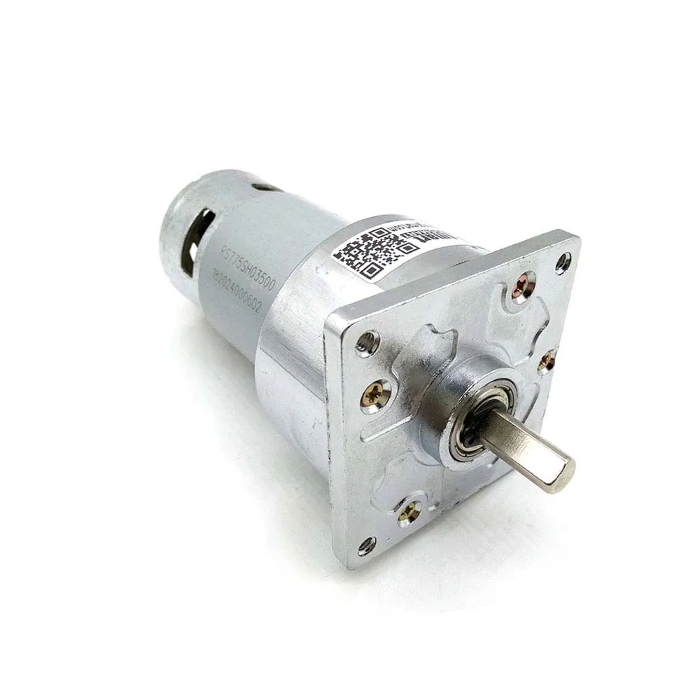 BringSmart 60GA775 12v dc gear motor 50kg cm right angle high torque accurate ball bearing for Electric tools power gear motor