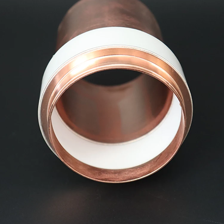High Thermal Conductivity Insulation metalized ceramic tube Brazing bushing sleeve