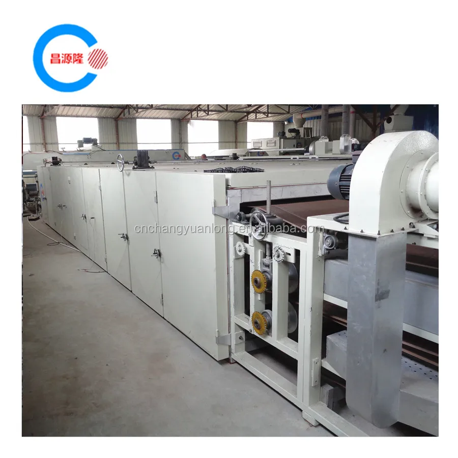 Thermal bonding/bonded polyester fiber wadding production line&Non woven fabric making machine
