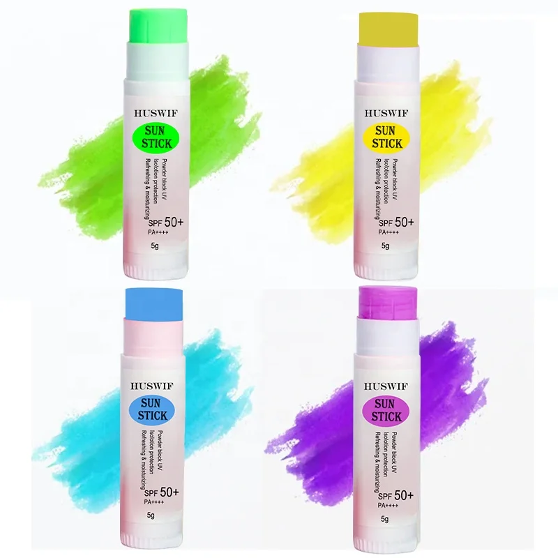 Factory Wholesale sun protection sunblock zinc organic sunscreen stick private label sunburn tinted sunscreen stick SPF 50
