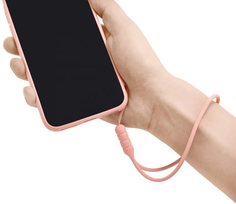  Short Wrist Straps Hand Lanyards Pluxen Liquid Silicone Rubber Charms for Phone Camera USB Thumb Drives Keys Badges