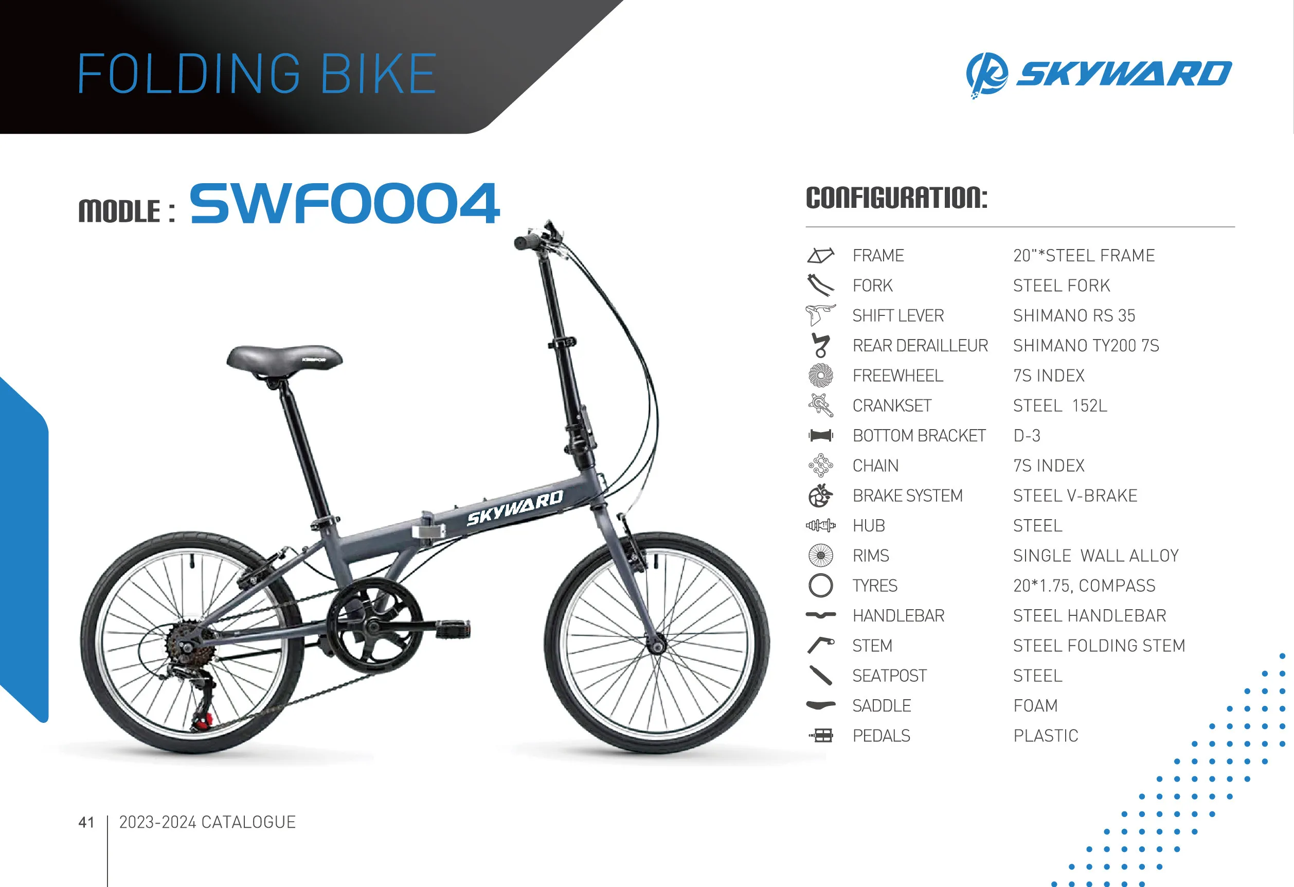 Foldable bike female ultra-light portable single wall alloy fold up bicycle