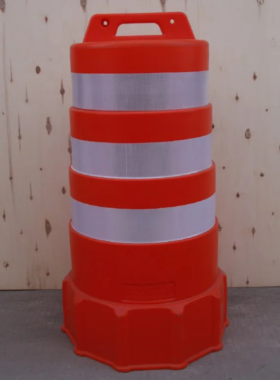 Высококачественный дорожный безопасный пластиковый бочонок барьер для парковки