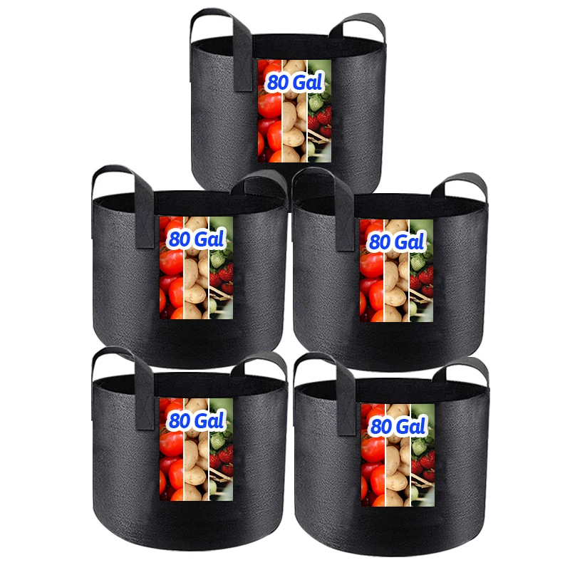 1/2/3/5/10/15 planter grow bag tree seeding pot fruit fabric plant pots Flower pot 100 gallon grow bags for planting vegetables