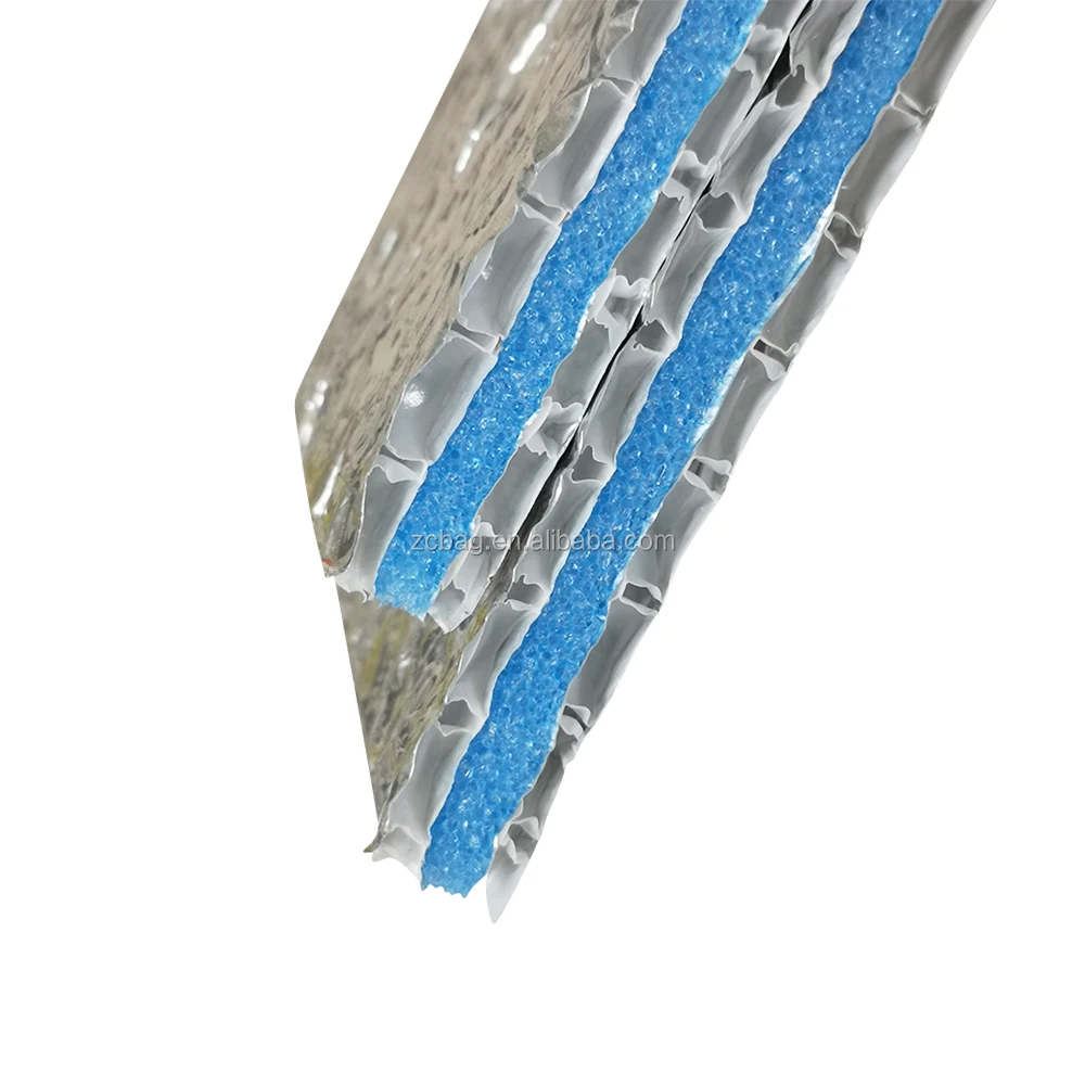 Fireproof Foil Bubble Crosslinked Pe Foam Aluminium Foil Insulation Reflective Aluminium Bubble Foil Xpe Foam Heating Insulation