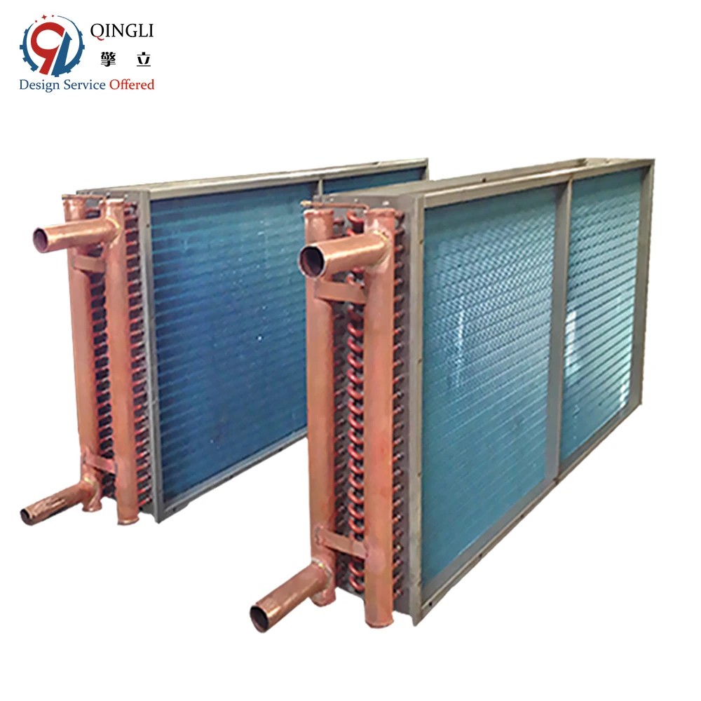High temperature copper spiral condenser coil for air cooler room supplier