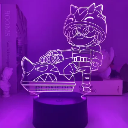 Хит продаж ручная экскурсия фигурка драл звезды Кольт Брок Nita El Primo Bull 7 RGB ночник подарки декоративная лампа