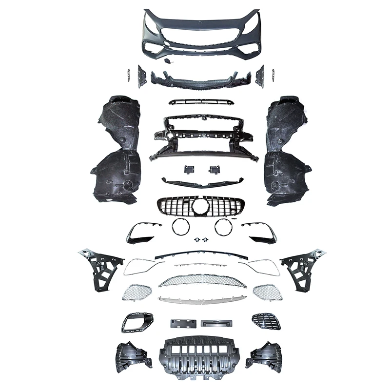 AMG S65 S63 bodykit front bumper rear diffuser with tips  for mercedes for benz S coupe 2014-2021