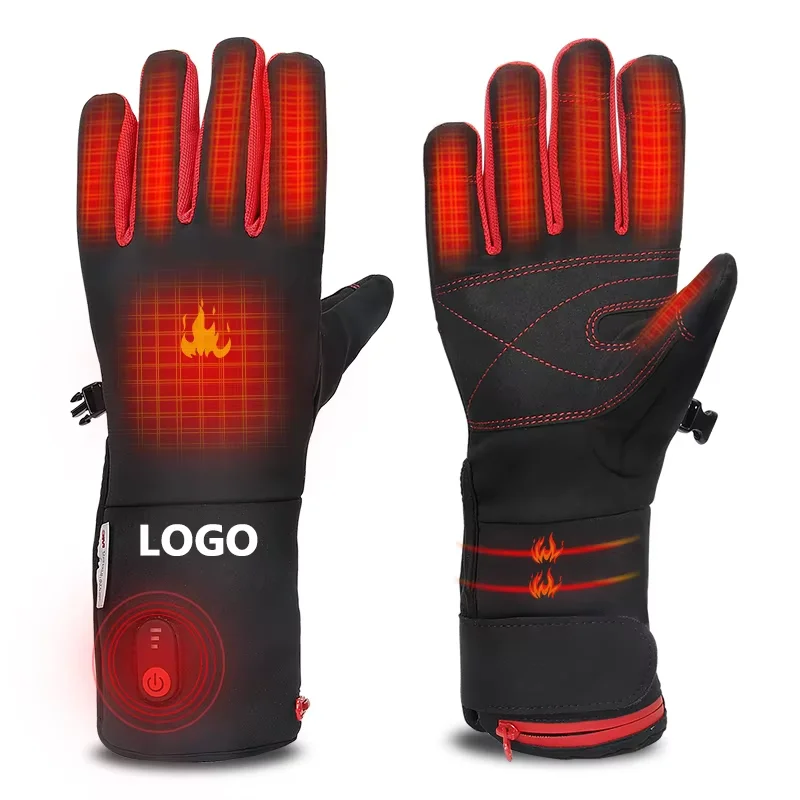 7.4V Heated Gloves Rechargeable Battery Usb Electric Heated Gloves With Touch Screen Design