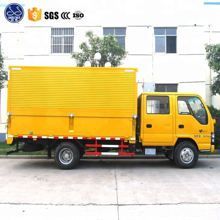 Light Weight Wing-Open Box Cargo Truck Box Van