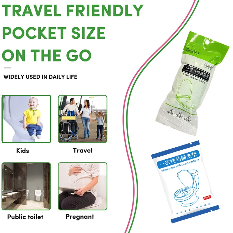 Disposable toilet seat paper toilet seat cover travel disposable toilet seat cover