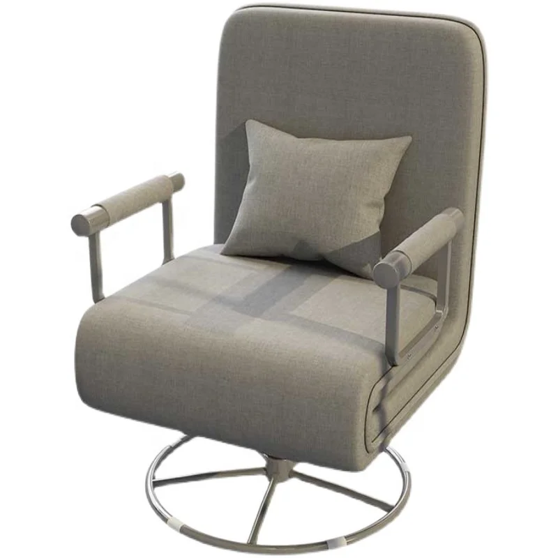 Modern Furniture Sofa Bed Rest Lunch Break Folding Single Home Theater Hospital Office Fabric Stainless Steel Sofa Chair 10pcs